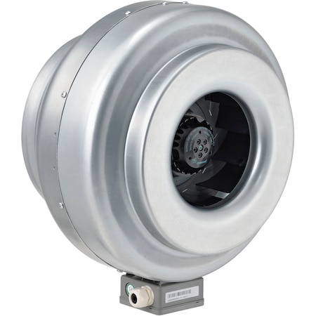 Global Industrial 12 Galvanized Steel Inline Duct Fan W/ Energy Star Rating 292659